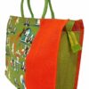 Jute Half Printed Shoping Bag (Big)